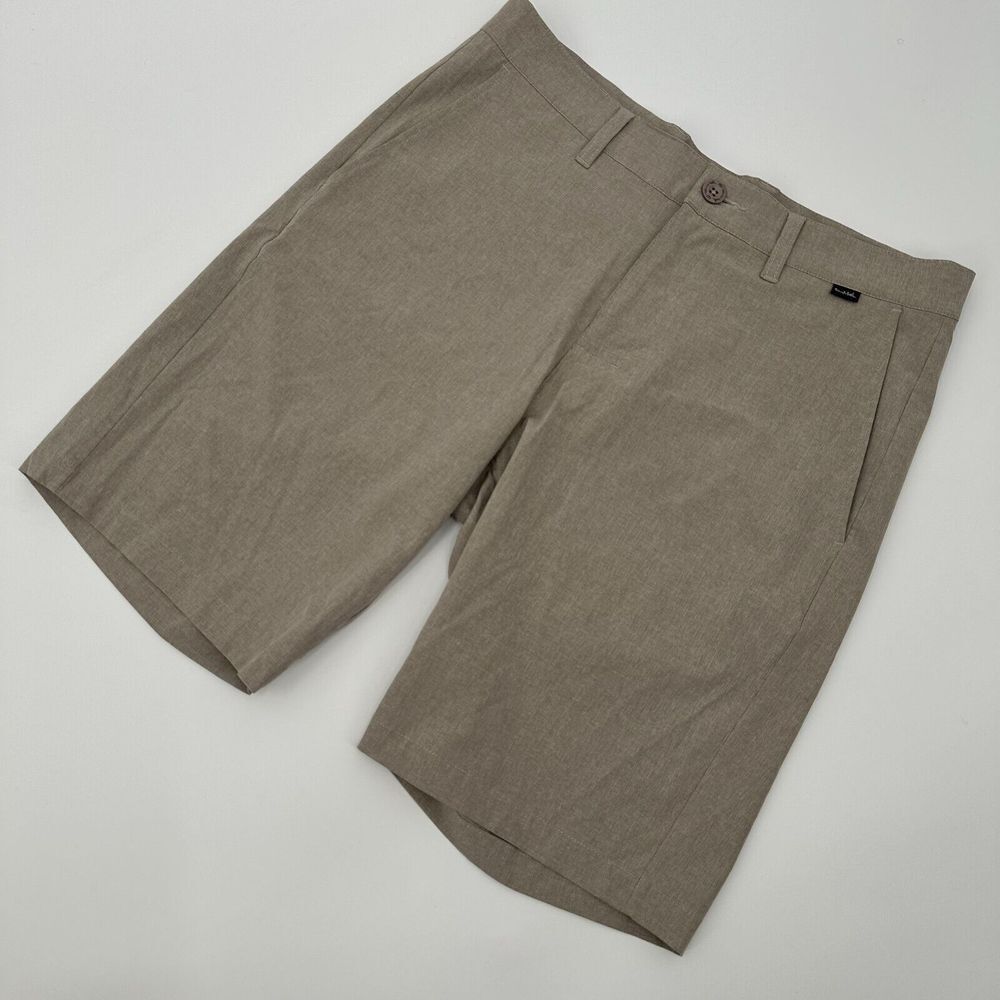 TravisMathew Hybrid Shorts Men's 32 Gray‎ Stretch Regular Fit Mid-Rise Outdoor